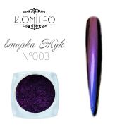 Komilfo втирка Жук №003 (фиолетово-розово-золотой), 0,5 г