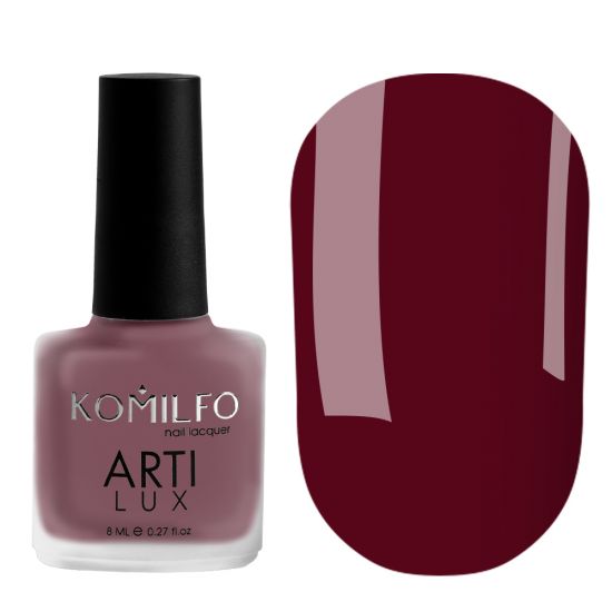 Komilfo ArtiLux 023 nail varnish (burgundy, enamel), 8 ml
