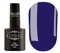 Гель-лак Komilfo Deluxe Series №D129 (приглушений темно-синій, емаль), 8 мл