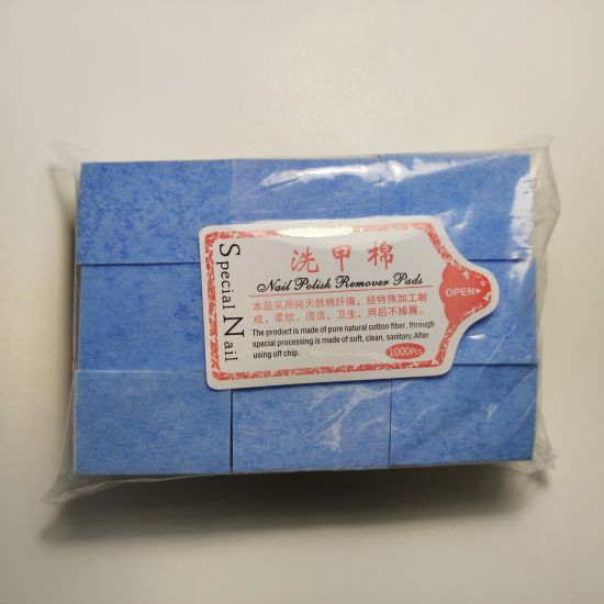 Салфетки безворсовые 6Х4 см, 1000шт (голубые)