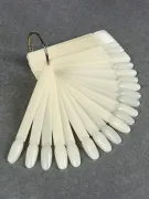 Типсы для образцов на кольце овальной формы, матовые, 50 шт.