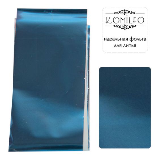 Komilfo casting foil, navy blue, glossy