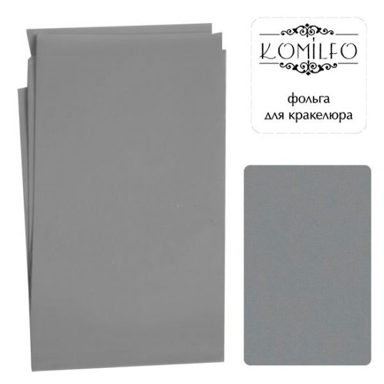 Komilfo foil for craquelure, light gray, matt
