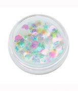 Komilfo disco design No. 013, MIX, transparent, chameleon, (1 g)