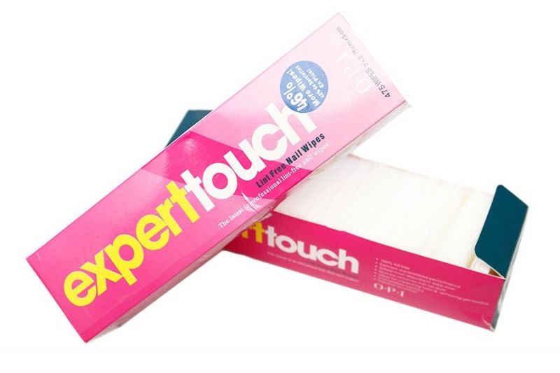 Салфетки безворсовые Expert Touch в коробке 5х5 см, 325 шт в уп. (тканевые)