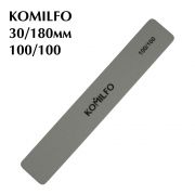 Шлифовщик Komilfo прямоугольный серый 100/100, 18 см Шлифовщик Komilfo прямоугольный серый 100/100, 18 см