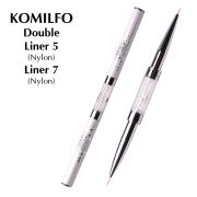 Кисть Komilfo Double Liner 5 (Nylon)/Liner 7 (Nylon) Кисть Komilfo Double Liner 5 (Nylon)/Liner 7 (Nylon)