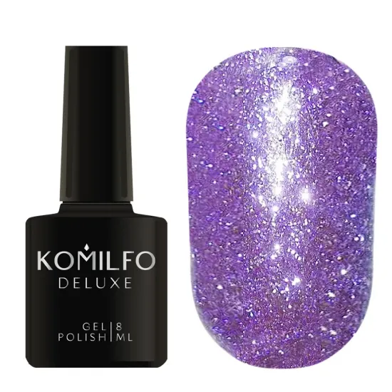 Komilfo Liquid Glam Gel LGG008 (фиолетовый), 8 мл