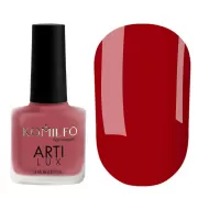 Лак для ногтей Komilfo ArtiLux 022 (темно-красный, эмаль), 8 мл Лак для ногтей Komilfo ArtiLux 022 (темно-красный, эмаль), 8 мл
