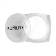 Акриловая пудра Komilfo прозрачная для укрепления, 3 г