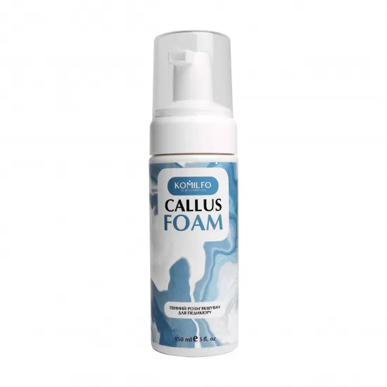 Komilfo Callus Foam – пенный кератолитик для педикюра, 150 мл