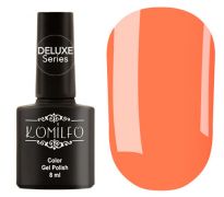 Гель-лак Komilfo Deluxe Series №D259 (морквяно-червоний, емаль), 8 мл