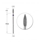 Фреза алмазная, пламя синее, диаметр 025 Фреза алмазная, пламя синее, диаметр 025