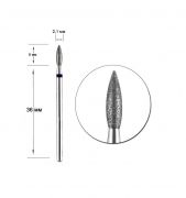 Фреза алмазная, пламя синее, диаметр 021 Фреза алмазная, пламя синее, диаметр 021