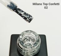 Milano Top Confetti 02 fixer with crayons and large white dots, no PM 10ml