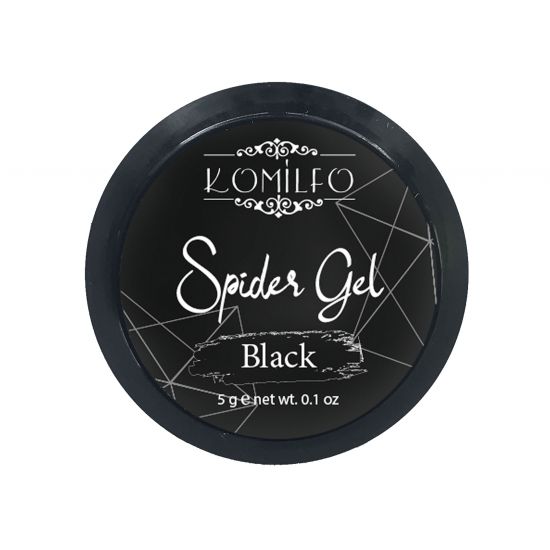 Komilfo Spider Gel Black, 5 г
