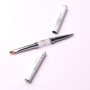 Кисть Komilfo Double Gel flat 4 (Nylon)/Liner 5 (Nylon)