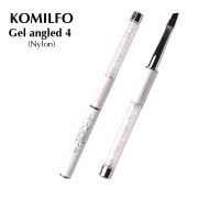 Кисть Komilfo Gel angled 4 (Nylon)