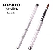 Кисть Komilfo Acrylic 6 (Kolinsky) Кисть Komilfo Acrylic 6 (Kolinsky)