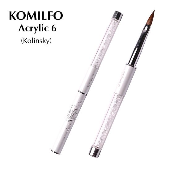 Кисть Komilfo Acrylic 6 (Kolinsky)