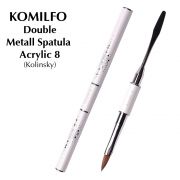 Komilfo Double Metall Spatula/Acrylic 8 (Kolinsky) Komilfo Double Metall Spatula/Acrylic 8 (Kolinsky)