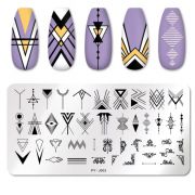 Пластина для стемпинга Геометрия PY-J003 Пластина для стемпинга Геометрия PY-J003