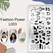 Пластина для стемпинга Fashion, Born Pretty L-003 Пластина для стемпинга Fashion, Born Pretty L-003