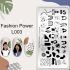Пластина для стемпинга Fashion, Born Pretty L-003