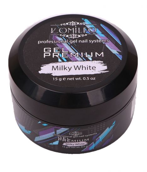 Komilfo Gel Premium Milky White, 15 г
