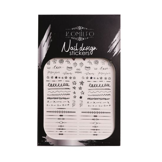 Nail Design Sticker №KNS-004S Komilfo