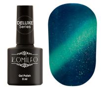 Гель-лак Komilfo Fantasy Cat's Eye №110 (аквамариновый, магнитный), 8 мл