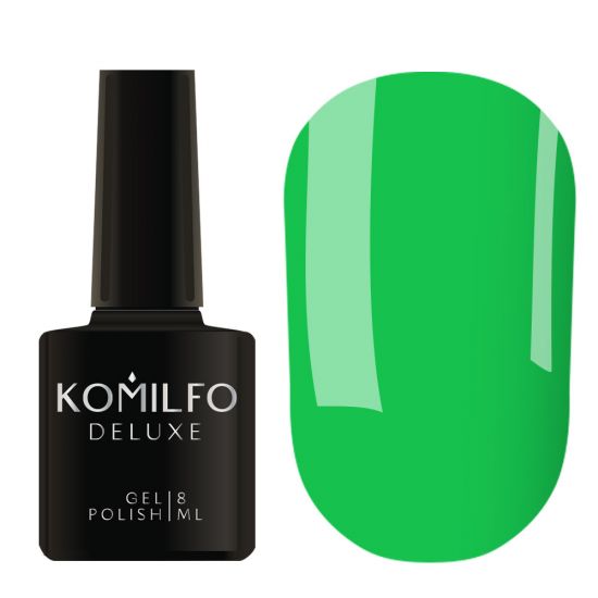 Komilfo Kaleidoscopic Collection K019 (сочный зеленый, неоновый), 8 мл