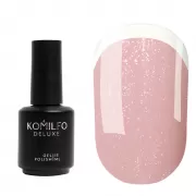 Komilfo KC Glitter French Base Collection №KC005 (бежево-розовый с серебряным микроблеском) 8 мл