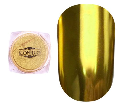 Komilfo Mirror Powder №002, золото, 0,5 г