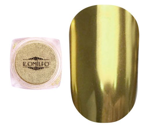 Komilfo Mirror Powder №003, сусальное золото, 0,5 г