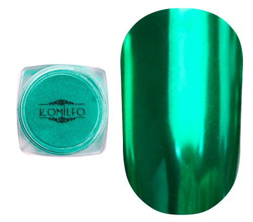 Mirror Powder  Komilfo №011, зеленый, 0,5 г