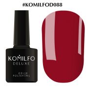 Гель-лак Komilfo Deluxe Series №D088 (малиново-бордовый, эмаль) 8 мл