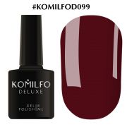 Гель-лак Komilfo Deluxe Series №D099 (винный, эмаль) 8 мл