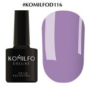 Гель-лак Komilfo Deluxe Series №D116 (васильковый, эмаль) 8 мл