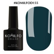 Гель-лак Komilfo Deluxe Series №D155 (темный нефритовый, эмаль) 8 мл