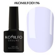 Гель-лак Komilfo Deluxe Series №D196 (пастельный, светло-васильковый, эмаль) 8 мл