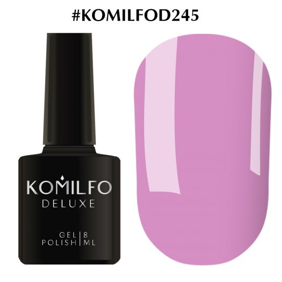 Гель-лак Komilfo Deluxe Series №D245 (розовая лаванда, эмаль) 8 мл