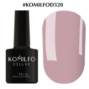 Гель-лак Komilfo Deluxe Series №D320 Deauville mauve (лавандовый, эмаль) 8 мл
