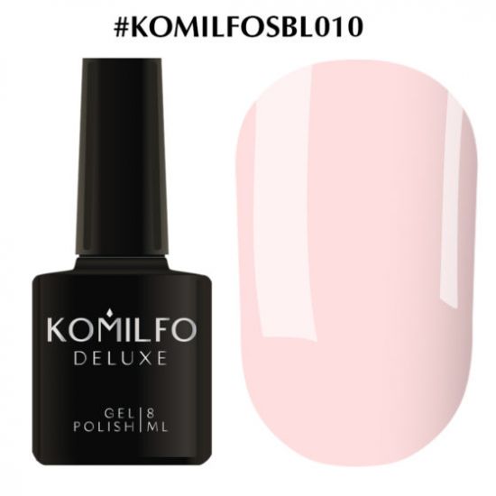 Гель-лак Komilfo Deluxe Series №SBL010 (холодный бежево-розовый, эмаль), 8 мл
