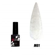 Molekula Marshmallow gel varnish No. M001 white, 6ml
