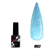  Molekula Marshmallow gel-varnish No. M002 blue, 6ml