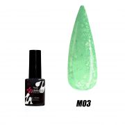 Molekula Marshmallow gel-varnish No. M003 green, 6ml