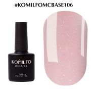 Komilfo Moon Crush Base 106 база нежно-бежевая, золотисто-зеленые блесточки, полупрозрачная, 8 мл Komilfo Moon Crush Base 106 база нежно-бежевая, золотисто-зеленые блесточки, полупрозрачная, 8 мл