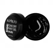 Soak off гель-краска с ЛС Komilfo №001 Black (черный), растворимая 5 мл Soak off гель-краска с ЛС Komilfo №001 Black (черный), растворимая 5 мл