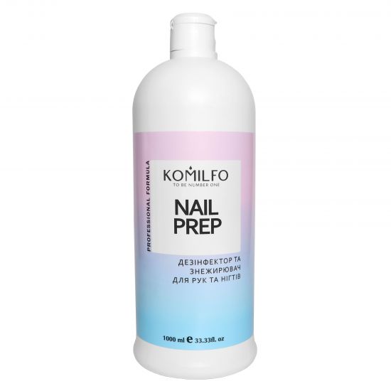 Komilfo Nail Prep - disinfectant and degreaser for nails, 1000 ml